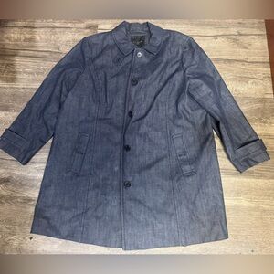 Talbots Dark Blue Trench Coat